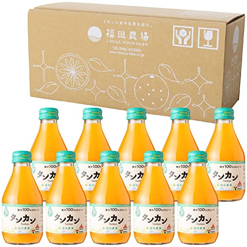 九州まるごとしぼり　タンカン（180ml×10本）ジュース