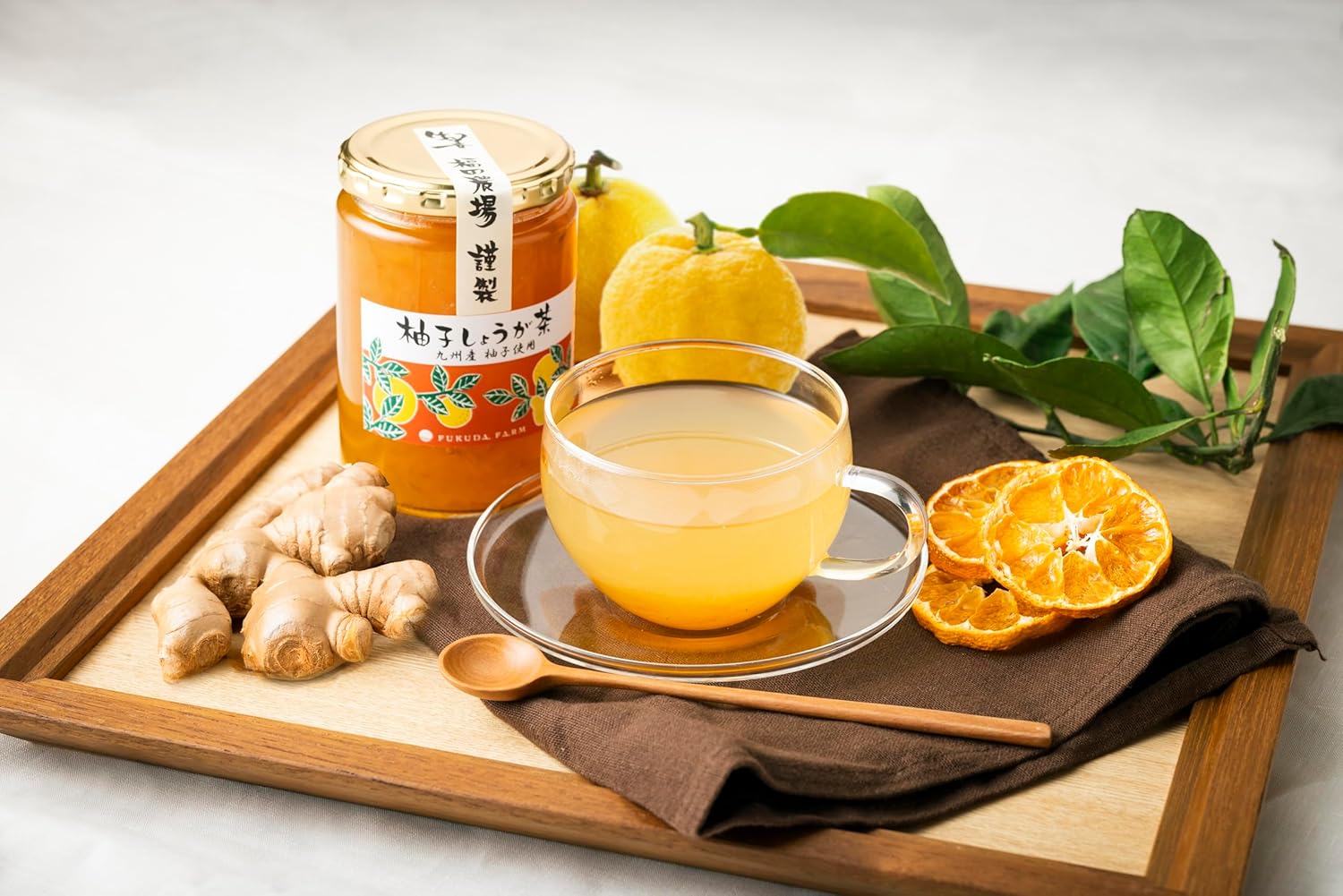 福田農場/公式】柚子しょうが茶 420g 九州産ゆず使用 226 – 【公式