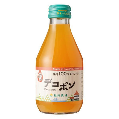 ギフト　みかんジュースストレート　デコポン　九州まるごとしぼり12本セット　180ml　国産　1030-12