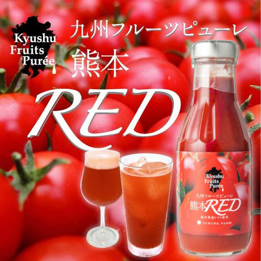 福田農場 九州果実シロップ フルーツピューレ トマト 熊本RED 割り材 375ｇ はちみつ入り 1147