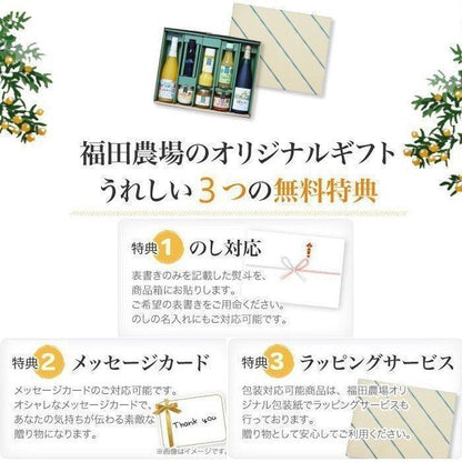 お中元 ギフト 2025 まるごとしぼり レモネードセット みかんジュース 100％ 福田農場 G262